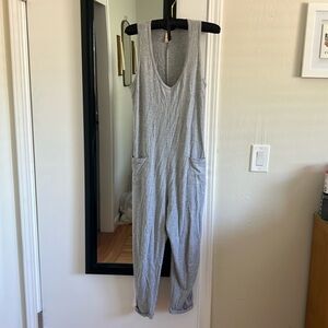 Grey Sleeveless Smash + Tess Romper
